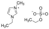 Strukturformel von 1-Ethyl-3-methylimidazoliumethylsulfat