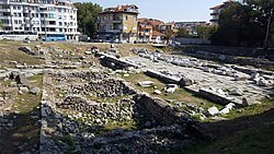 Руините на източната порта на Филипопол