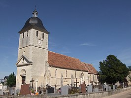 De kerk van Morteaux