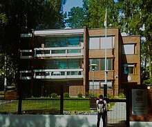 Embassy of India located in Kulosaari, Helsinki Embassy of Indian (Helsinki).jpg