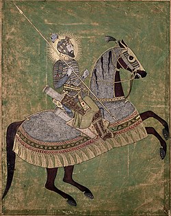 Emperor Aurangzeb on horseback.jpg