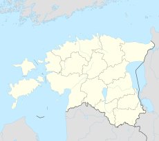Localisation de la ville de Tallin en Estonie.