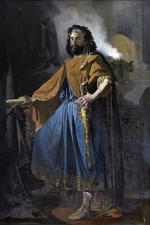 Imaginary portrait of Euric by Manuel Rodríguez de Guzmán. Oil on canvas (1855)