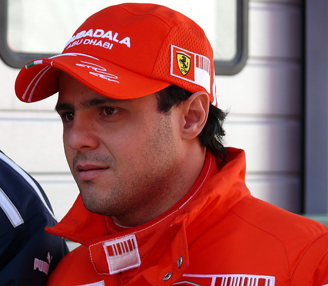 Felipe Massa no Autódromo Internacional do Algarve em 2008.