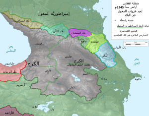 File-Caucasus 1245 AD map ar.svg