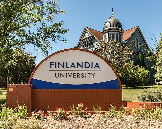The Finlandia University in Hancock