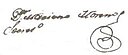 Firma de Mariano Moreno