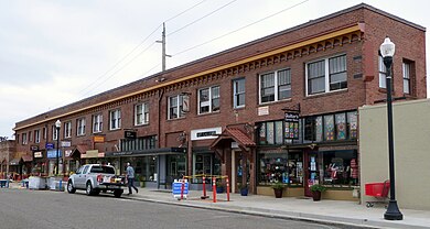 Edward Earl Fisher Building in the Beaverton Downtown Historic District