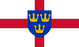 Flag of East Anglia Flag of East Anglia.svg