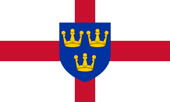 Flag of East Anglia. Made with parts from: 30p...