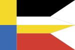 Flag of Kavecany borough in Kosice, Slovakia.svg