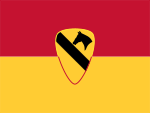 Flag of the U.S. Army 1st Cavalry Division.svg
