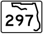 State Road 297 marker