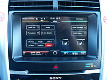 The MyFord Touch System's 8" LCD screen, as implemented in a 2011 Ford Edge FordMyTouch.jpg