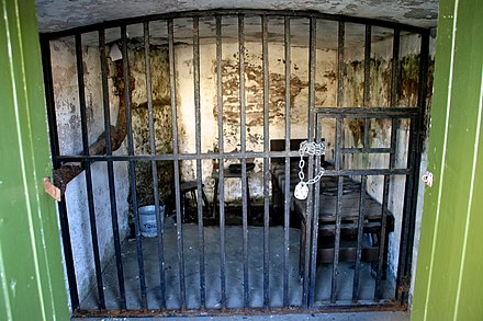 A prison cell designed for a single inmate Fort Perch Rock 11.jpg