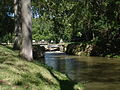 Water joins the Canal from the Bassin de Naurouze