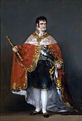 Francisco Goya - Retrato de Fernando VII da Espanha em suas vestes de estado (1815) - Prado.jpg