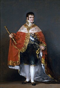 Retrat de Ferran VII d’Espanya amb la seva roba d’Estat, 1815.