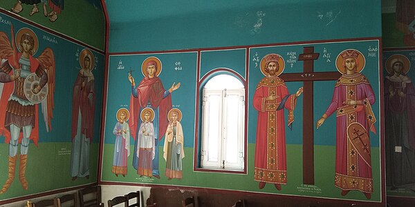 Fresques de l'église de Panagítsa