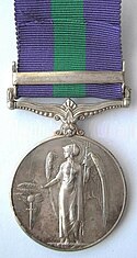 General Service Medal, Tentara & RAF, Reverse.jpg