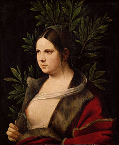 Laura ou Retrato de uma Jovem Noiva, 1506, Kunsthistorisches Museum, Viena