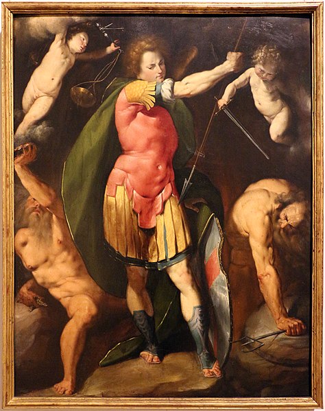 File:Giovan battista crespi detto il cerano, san michele arcangelo, 1605-10 circa 01.JPG