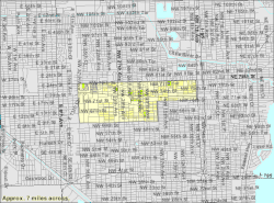 Mapa US Census Bureau pokazująca granice CDP