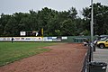 The visitors bullpen, located down the right field line.