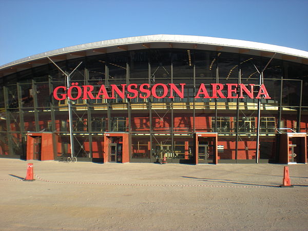 The Göransson Arena in Sandviken, Melodifestivalen 2010's "debut" city.