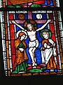 Glasmalereien von 1240: Kreuzigung