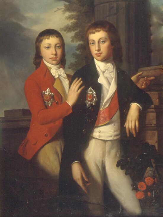 Duke August and Duke Georg of Oldenburg, 1790s.