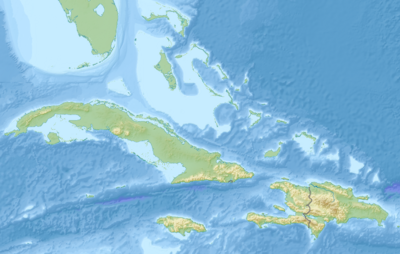 Lokacijska karta Veliki Antili