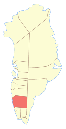 Vị trí của Nuuk