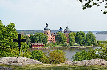 Gripsholms slott sett från Hjorthagen.