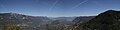 a view from Gschnon to Mendelkamm mountains and Etsch valley.