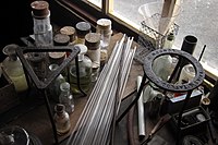 Scientific instruments in situ, at Robert Falcon Scott's Terra Nova Hut, Cape Evans. Author: Sandwichgirl