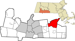 Località nella contea di Hampden in Massachusetts