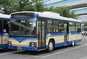 Hanshin Bus 238 at Koshien Station.JPG
