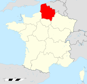 О-дэ-Франс на карце