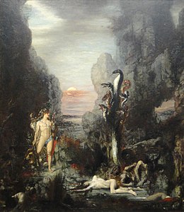 Hercule et l'Hydre de Lerne (1876), huile sur toile, Chicago, Art Institute of Chicago.