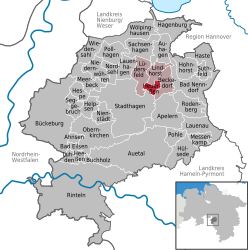 Heuerßen - Carte