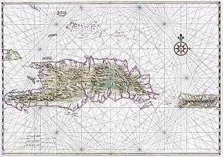 Influenza previously attacked the Island of Santo Domingo in 1493 with severe consequences. Hispaniola Vinckeboons4.jpg