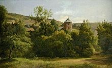 Die Lösnitz Bei Dresden, Ölgemälde, Adolf Hohneck