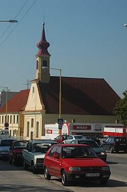 Sebuah gereja Lutheran di Holich