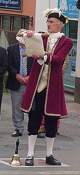Proclamation of the fair charter by the Town crier