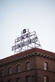 The rooftop sign from the 1940s, taken in 2016. HotelNormandieRooftop.jpg