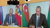 Ilham Aliyev, Russian President Vladimir Putin met in a videoconference format 3.jpg