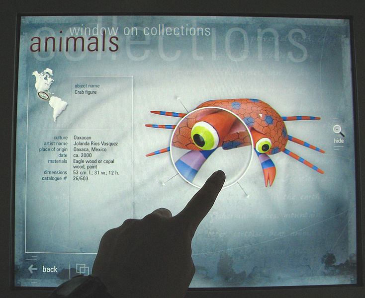 File:Interactive display at American Indian museum - from-DC1.jpg