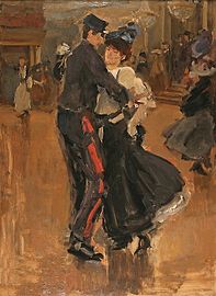 Danse au moulin de la Galette, Isaac Israëls (1905).