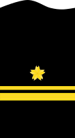 JMSDF Lieutenant Junior Grade insignia (a).svg